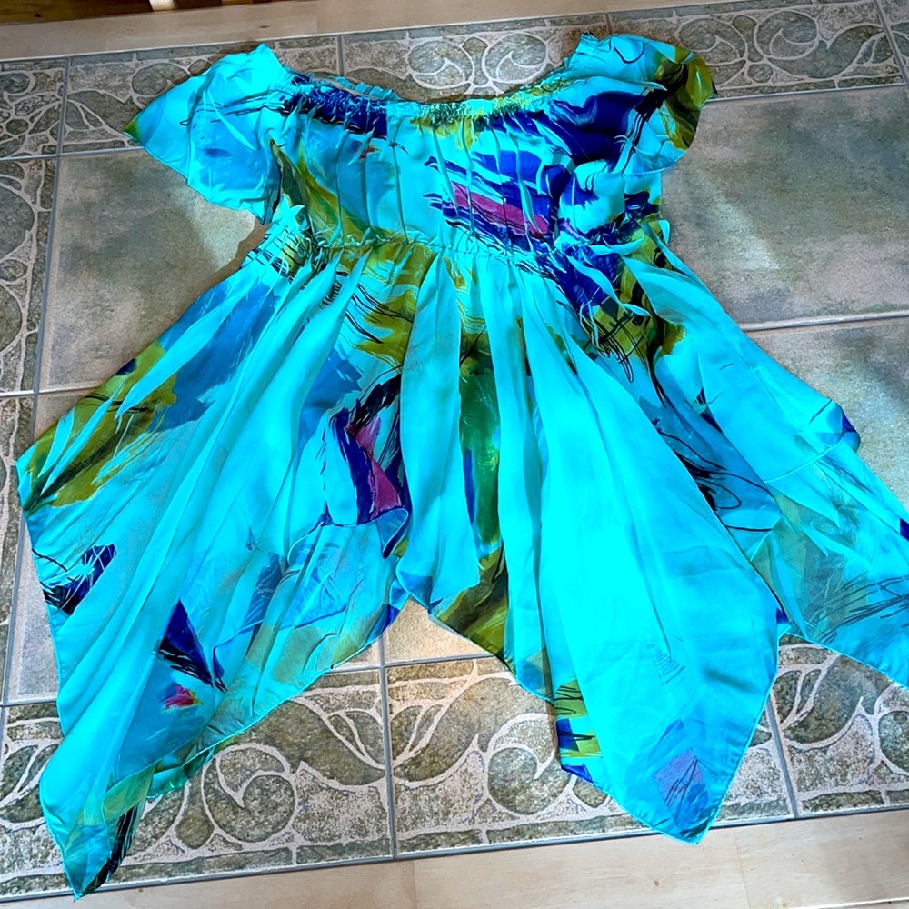Unique Spectrum Multicolor Floral Blouse